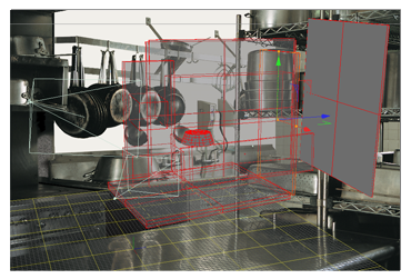 creating parallax with camera projection b